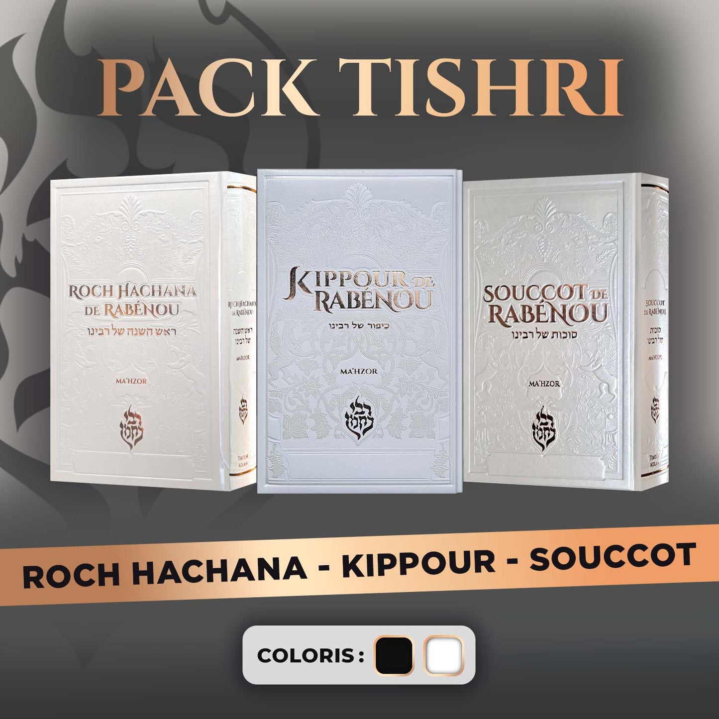 Pack Tishri Roch Hachana / Kippour / Souccot, Tikoun Aolam