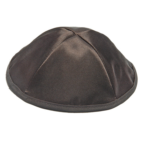 Kippa satin noir 19 cm