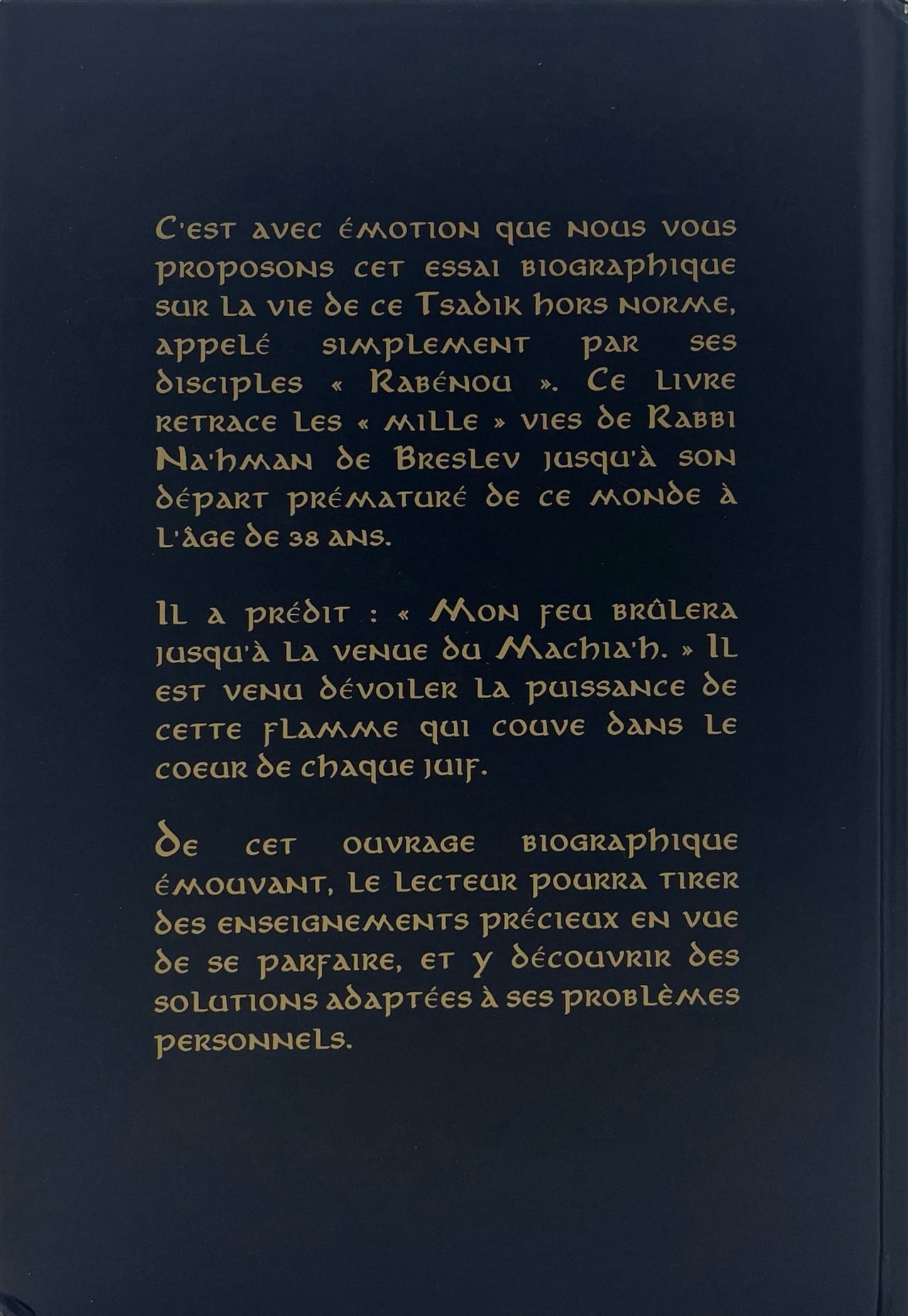 RABÉNOU, biographie de Rabbi Na'hman, éditions Tikoun Aolam