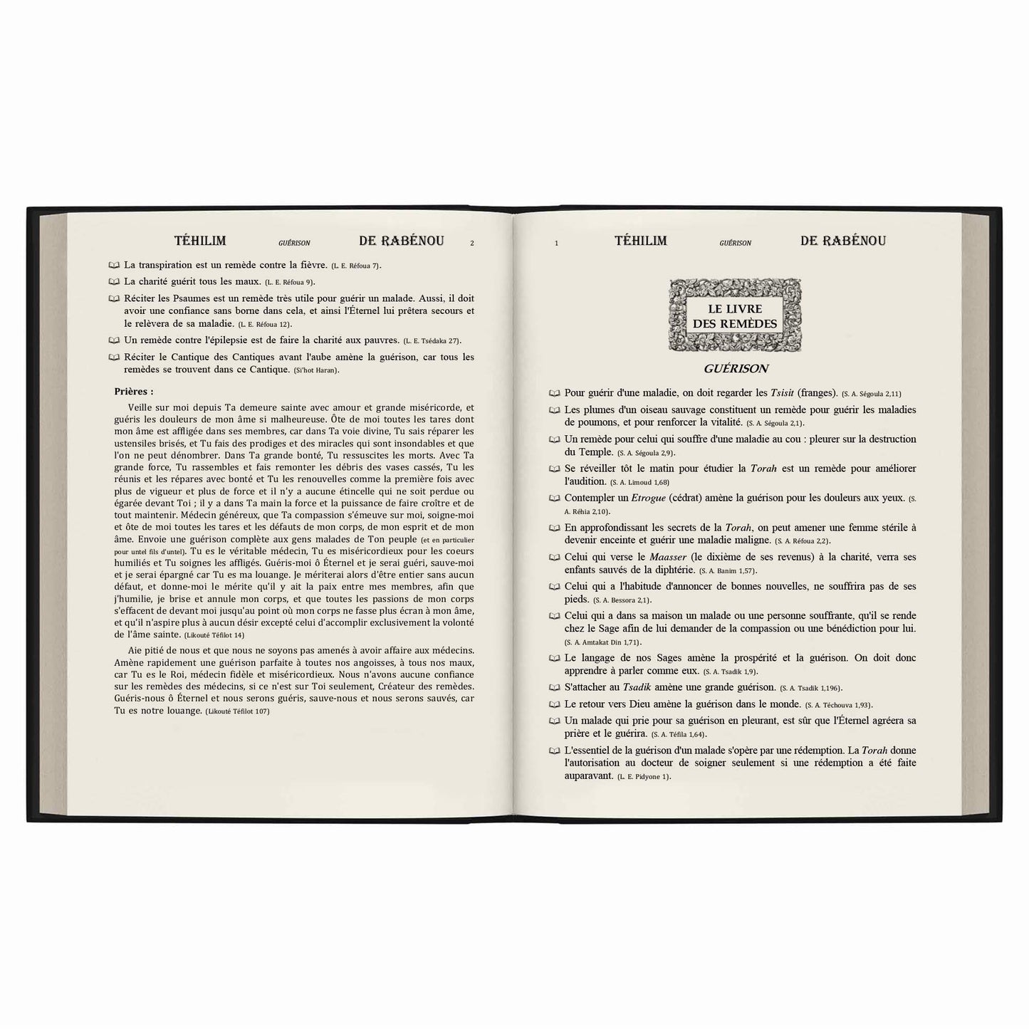 Pack Téhilim / Kitsour Likouté Téfilot, Tikoun Aolam