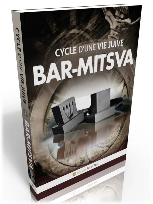 Livre sur la Bar-Mitsva avec une image de téfilines sur la couverture, édition Torah-Box