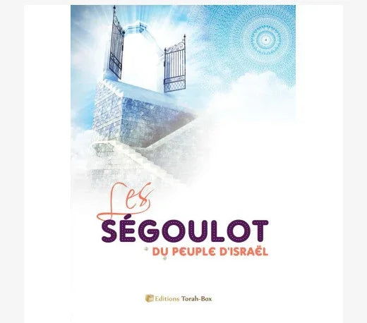 Couverture du livre 'Les Ségoulot du peuple d'Israël' avec porte ouvrante céleste sur escalier en pierres