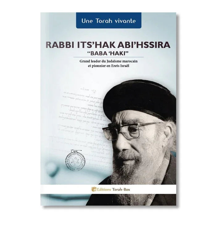 Couverture du livre sur Rabbi Its'hak Abi'hssira, leader du judaïsme marocain et pionnier en Israël